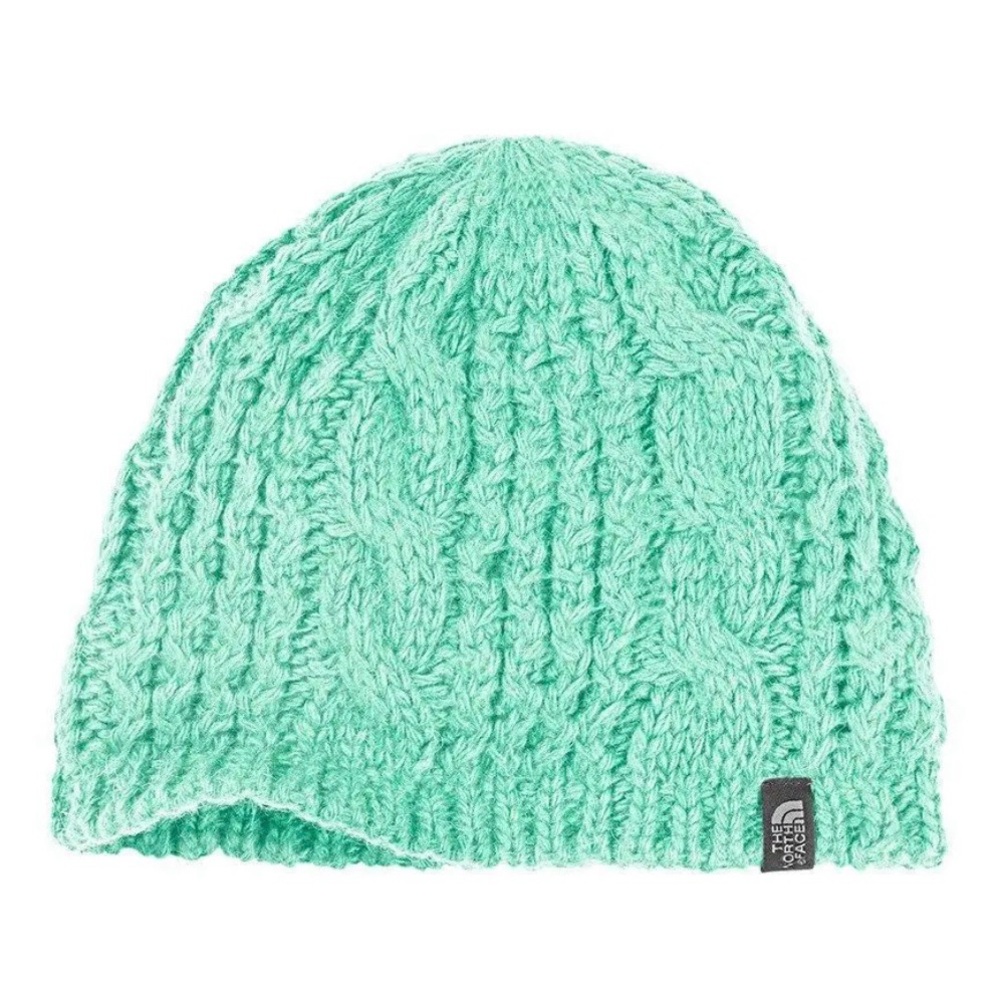 The North Face Youth/Junior Kids Mint Cable Knit Beanie Size Medium